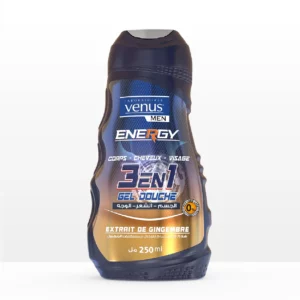 Gel Douche 3-en-1 Venus Men "Energy" – 250ml