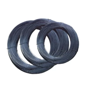 Fil d'Acier Recuit Noir en Couronne — Fil de Ligature Flexible