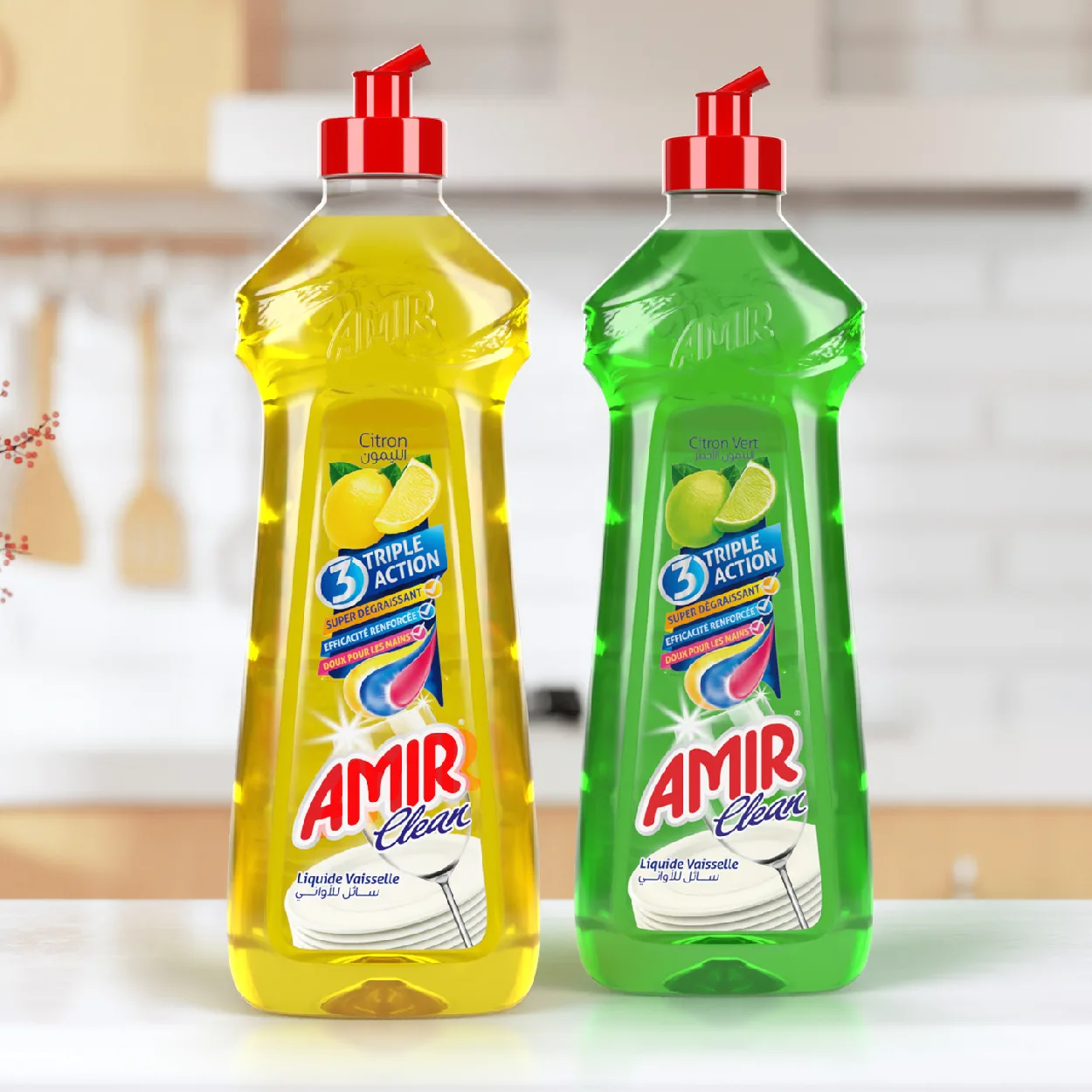 AMIR Clean – Liquide Vaisselle Citron & Citron Vert
