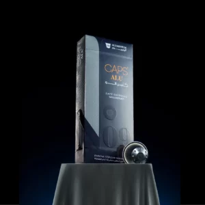 Capsules Café Espresso Caps’Alu (Intensité 09) — Boîte de 10 Éco-Capsules Aluminium
