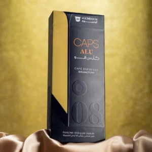 Capsules Café Espresso Caps’Alu (Intensité 08) — Boîte de 10 Éco-Capsules Aluminium