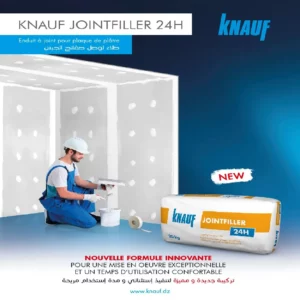 Knauf Jointfiller 24H – L'Enduit à Joint Premium pour Plaques de Plâtre